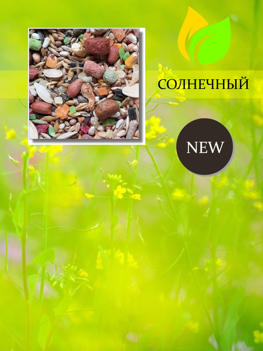 Корм для грызунов и попугаев № 6 овощи фрукты цукаты орехи говядина подомашнему Магазин Солнечный корм Корм для грызунов и попугаев № 6 (овощи, фрукты, цукаты, орехи, говядина по-домашнему)